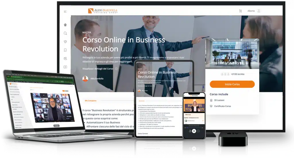 MockUp SP Corso Online Business Revolution