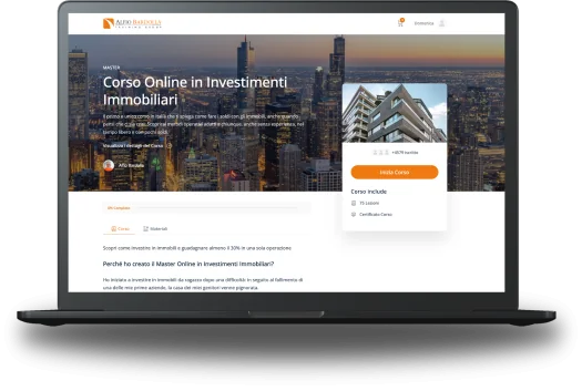 Mockup Corso Online Investimenti Immobiliari